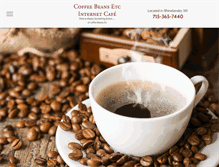 Tablet Screenshot of coffeebeansetc.biz